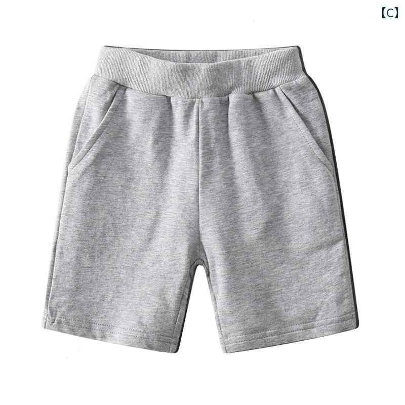 子供 短パン 男の子 女の子 夏用 綿100% 純色 5分丈 中腰 毛圈 運動 基本 柔らかい 安全 B級 3-8歳 100-140cm 開き裆 針織 白 黒 灰 赤 通気 軽量 普段使い アウトドア 室内遊び 3
