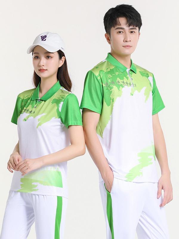 Other - 運動服 セット メンズ レディース 短袖 トップス パンツ ジャケット 赤 藍 緑 印花柄 ポリエステル 涼感素材 運動 休闲 ハイキング ウォーキング ダンス オールシーズン 快適 軽量 伸縮性 通勤 普段使い アウトドア