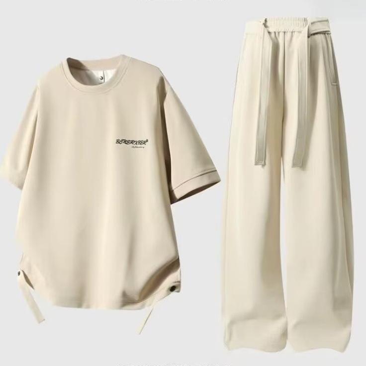 メンズ セットアップ 夏 短袖 Tシャツ 短パン 涼しい ポリエステル 紡績 黒 緑 卡...