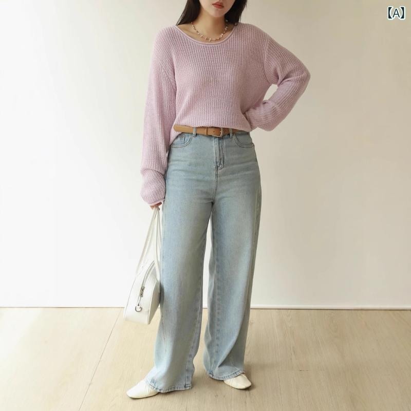 乐天商城 - 韓国 系 レ トロな ストレート ジーンズ 女性 2025 春の 新型 高 腰 痩せ バナナ ズボン 6761