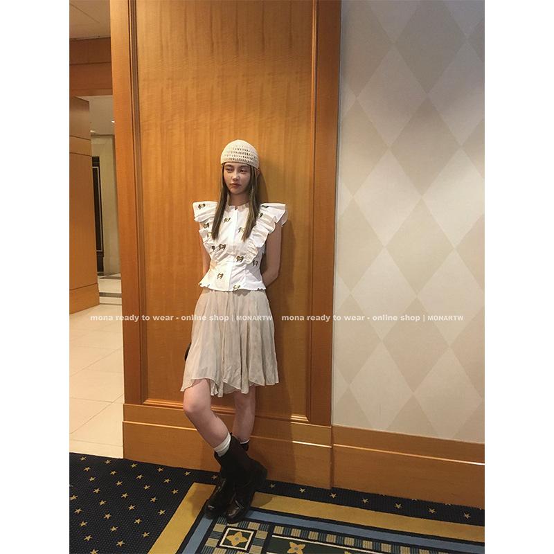 Skirts - 半身スカート レディース ハイウエスト 不規則 スカート 長め Aライン ミニスカート 杏 グレー 雪ニール素材 私服 御姐風 春季 かわいい 軽量 伸縮性 通勤 デート 普段使い