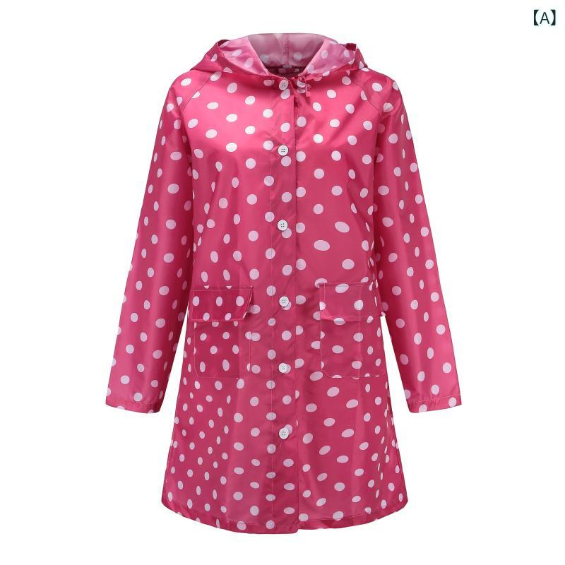 雨披 女性用 薄型 防水 ナイロン チュール生...の紹介画像2
