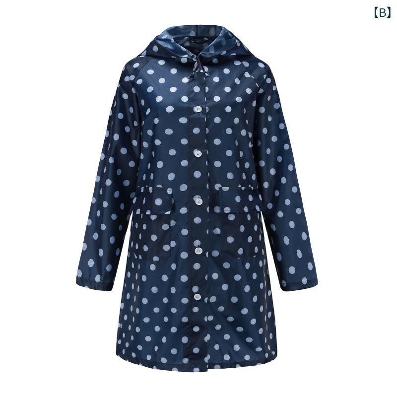 雨披 女性用 薄型 防水 ナイロン チュール生...の紹介画像3