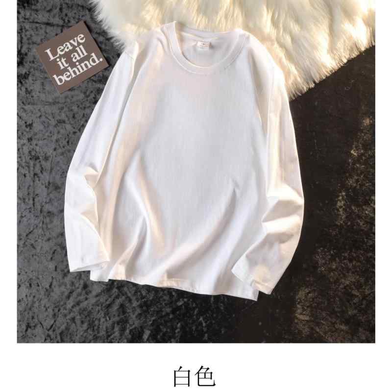 ・カテゴリ: Tシャツ・スタイル: 韓国風・主な素材: 綿100%・袖丈: 長袖・柄: 無地・カラー展開: ホワイト、ベージュ、ブラック、グレー、ミスティブルー、ダークグレー、豆グリーン、ブルー・サイズ展開: S、M、L、XL、2XL、3XL、4XL、5XL・首元: ラウンドネック・フィット感: ルーズフィット・厚み: 薄手・重量: 200g・素材の特徴: 通気性、吸湿速乾・対象性別: メンズ・対象年齢: 成人