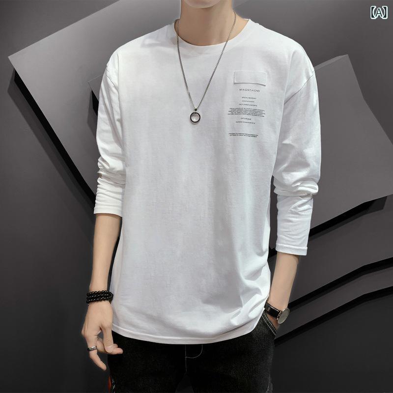 ・カテゴリ: Tシャツ・スタイル: カジュアル・主な素材: ポリエステル95%・柄: プリント・版型: ゆったり・ネックライン: クルーネック・袖丈: 長袖・袖型: 標準・カラー展開: ホワイト、グレー、ブラック・サイズ展開: M、L、XL、XXL、XXXL・克重: 180g・厚み: 薄手