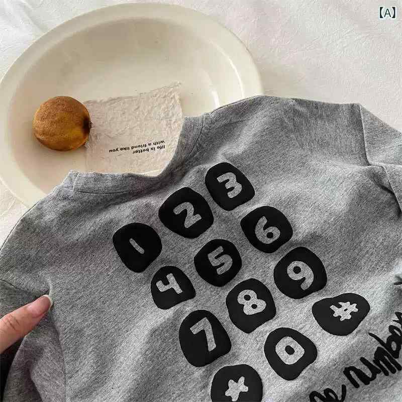 キッズ Tシャツ 長袖 男の子 女の子 ベビー トップス インナー 春秋 コットン 100%...