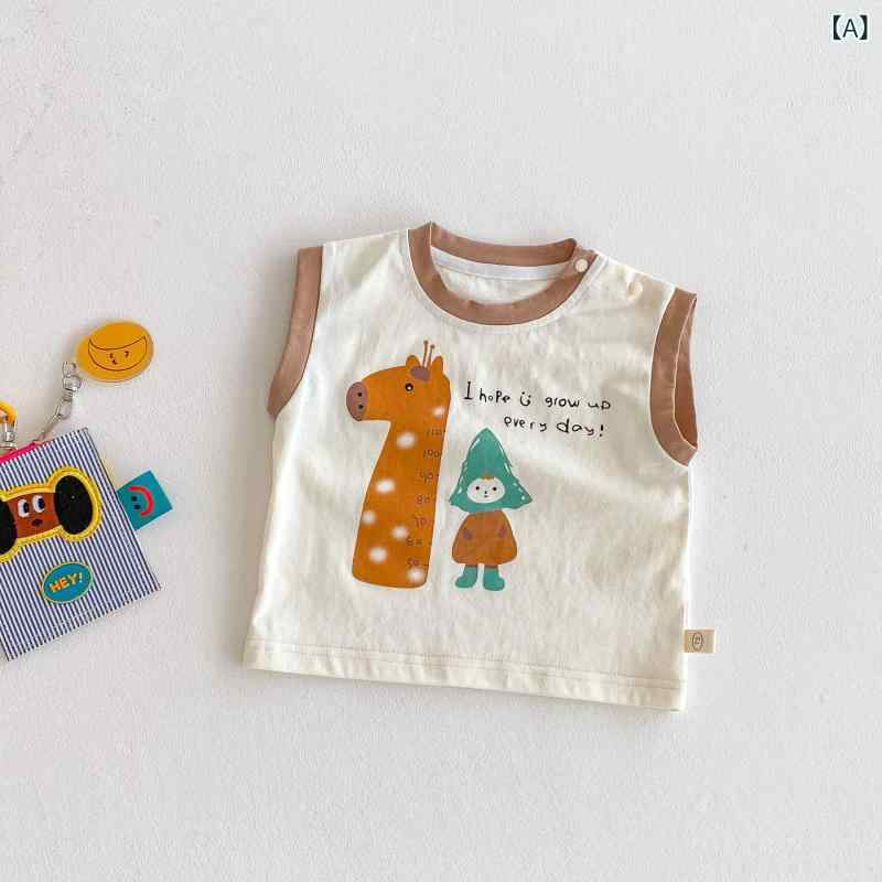 女の子 Tシャツ 短パン セット 夏服 綿素材 丸首 短袖 条紋 柄 かわいい キャラク...