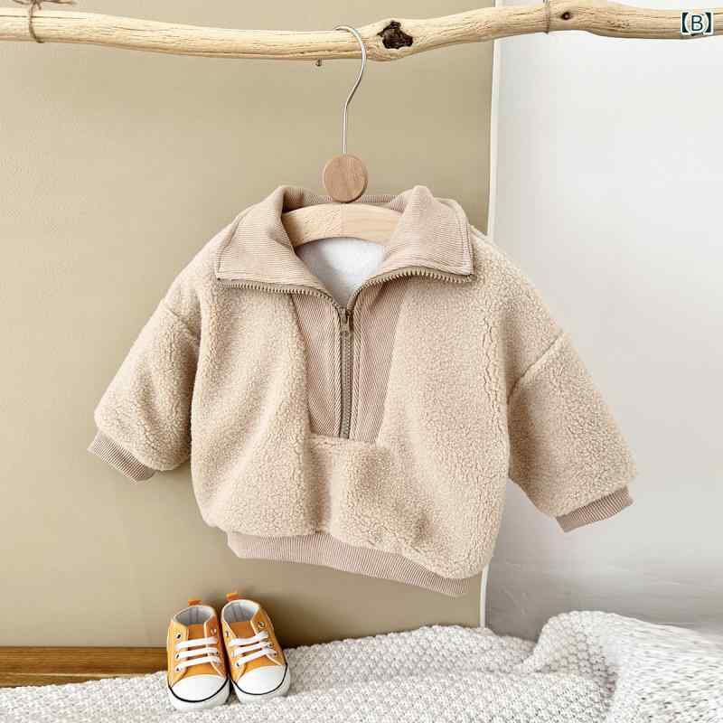 キッズ フーディ 男の子 女の子 冬用 加厚 裏起毛 ハイネック ジップアップ 長袖 ...