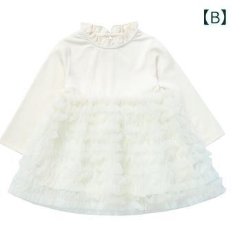 リメイクバディーの女の子 牛仔 ジャケット スカート セット 蝶結び 付属 長袖 トップス コットン 素材 柔軟加工 普通 厚み 純色 プリンセス スタイル 春秋 向け 中小 女児 3-8歳 対応 かわいい ファッション 2点 セット 日常 着用 コーディネート｜アングル3