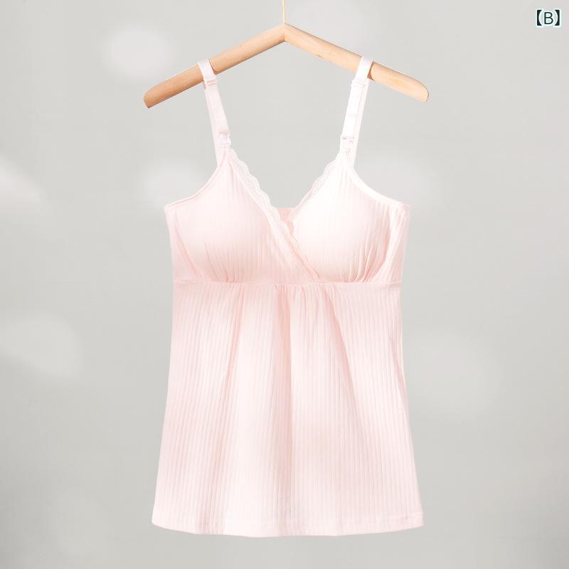 授乳キャミソール レディース マタニティ 産後 キャミソール インナー 妊婦服 部屋...
