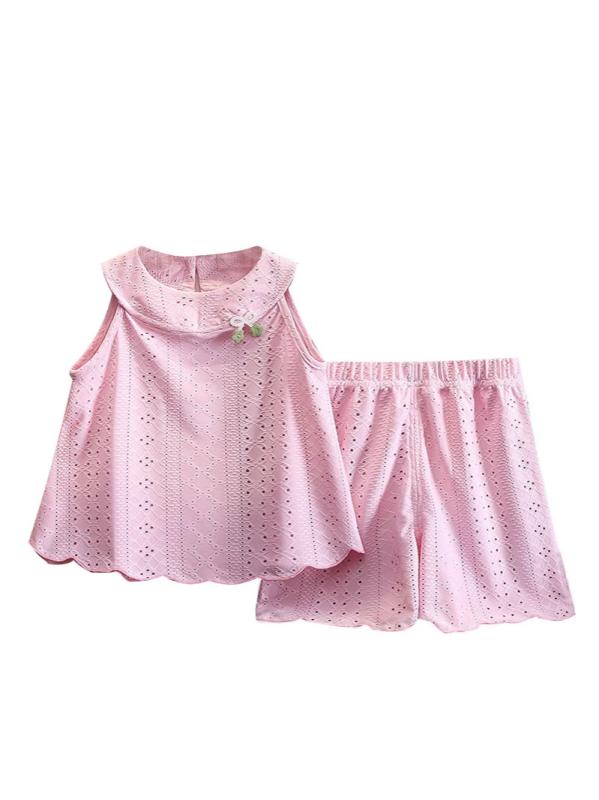 女の子 ベビー キッズ 子供服 吊り紐 キャミソール トップス 無袖 薄手 ロリータ ...