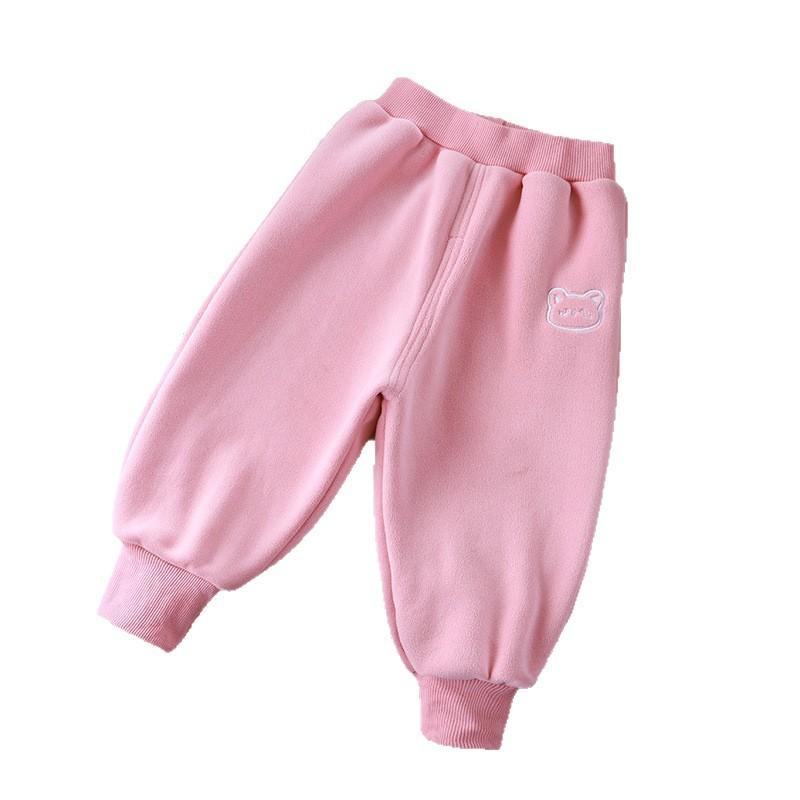 Rakuten - 子供 ズボン 男の子 女の子 中小 長ズボン スウェットパンツ 秋冬 ユニセックス キッズ コットン 混紡 柔らか素材 米 色 ピンク 色 黒 色 ベージュ 色 長袖なし 長パン 暖か 裏地付き 長さ長め 伸縮性 ミドルウエスト ゴムウエスト 運動 風