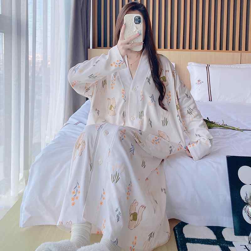 ワンピース レディース 授乳服 マタニティ ロング丈 春夏 オールシーズン 部屋着 ...