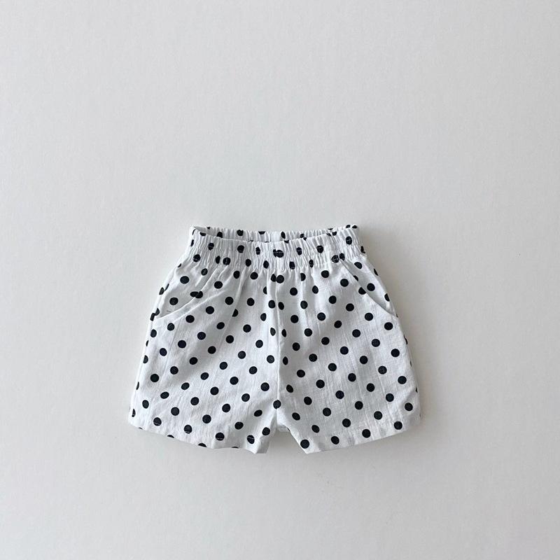 キッズ ショートパンツ 男の子 女の子 夏 綿麻 薄手 透気性 ゆったり 純色 格子 小熊 米色 黒 柔軟素材 中腰 ゴムウエスト 5分丈 ミドル丈 ユニセックス 子供 幼児 1-3歳 運動 遊び着 日常使い 軽量 快適