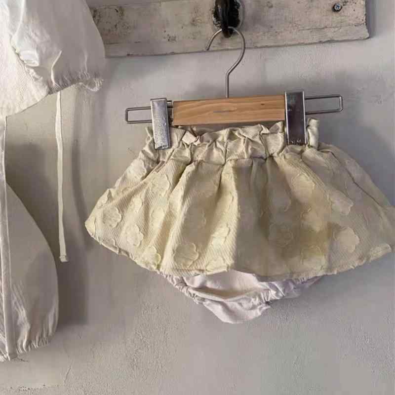 女の子 短パン 立体 剪花 プリンセス 風 大きめ スカートパンツ 綿 素材 柔らかい ...