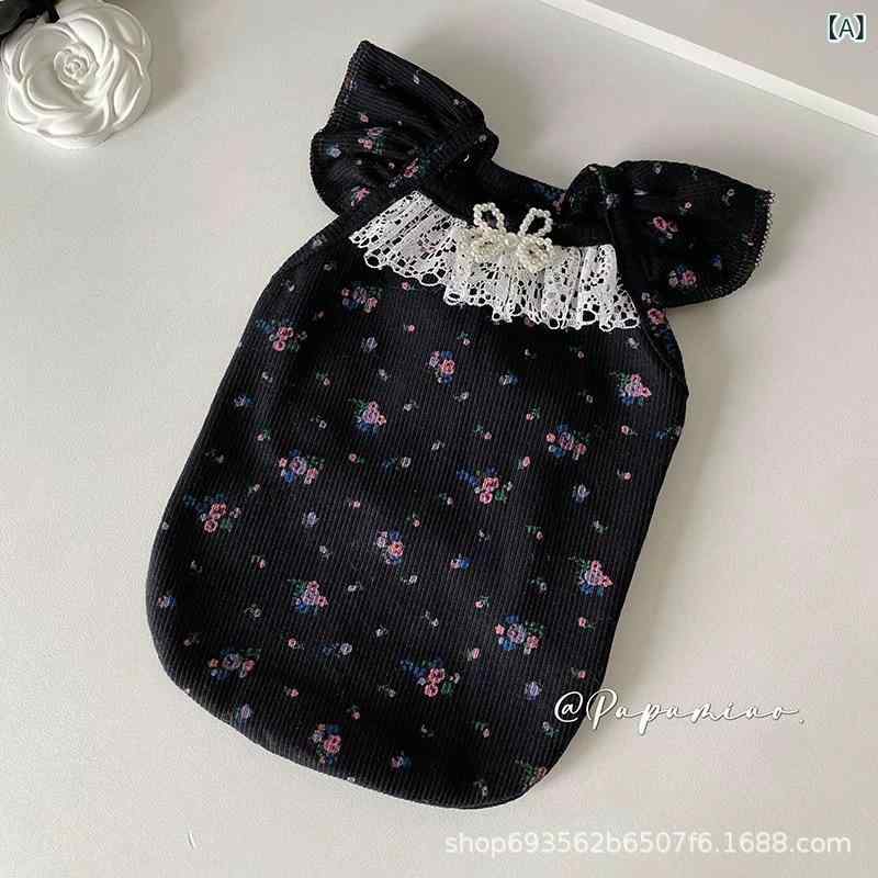 ペット服 タンク 女の子 犬 猫 春夏用 ノースリーブ 花柄 プリンセス レース 薄手 抜け毛対策 接触冷感 かわいい・素材: ポリエステル・カテゴリ: ペットウェア・スタイル: カジュアル・性別: ユニセックス・カラー展開: ブラック、グレー・サイズ展開: S (1-2kg)、M (2-3.5kg)、L (3.5-5kg)、XL (5-6.5kg)、2XL (6.5-9kg)