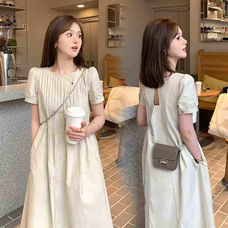 ワンピース マタニティ レディース 春夏 ゆったり シンプル デザイン きれいめ 高級感 大きいサイズ・カテゴリ: ワンピース・ネックライン: クルーネック・袖丈: 三分袖・素材: 綿、ポリエステル・素材混率: 綿30%-50%・柄: 無地・スカート丈: ミモレ丈・カラー展開: 杏色・サイズ展開: M,L,XL,2XL・スカートシルエット: ハイウエストスカート・スタイル: 清潔感のある甘め・袖の形状: 通常袖