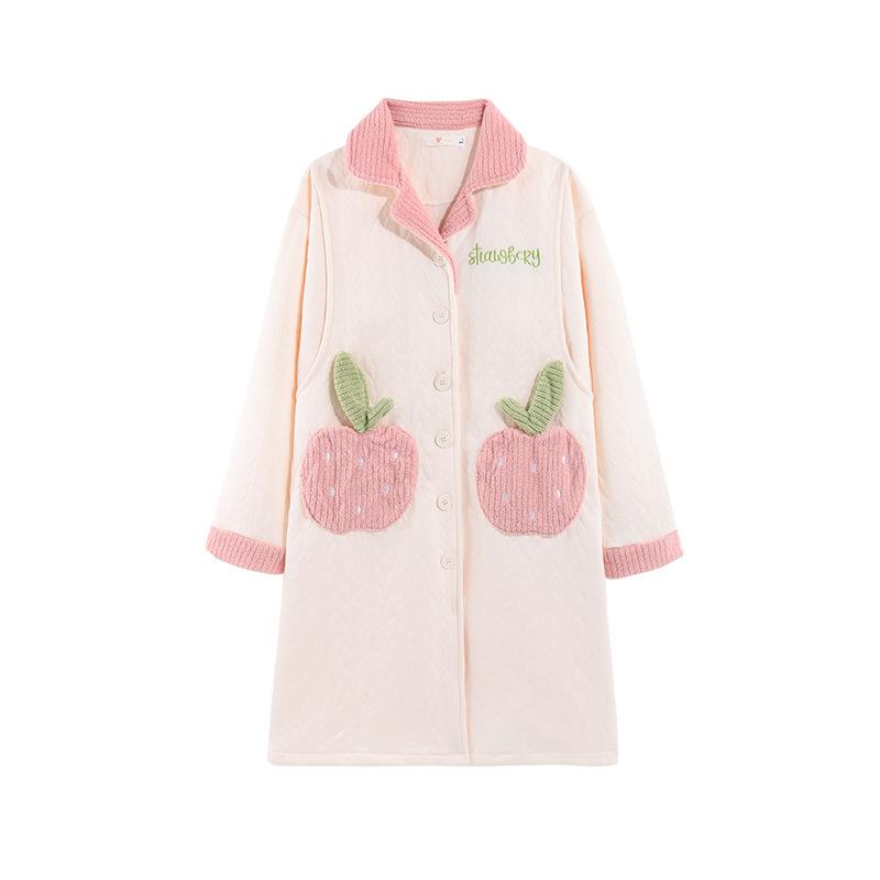 パジャマ レディース マタニティ 授乳服 妊婦 産後 ワンピース ルームウェア 秋冬...