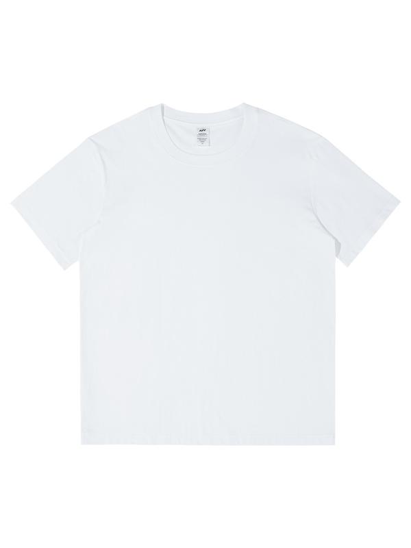 樂天商城 - Tシャツ メンズ レディース 短袖 綿 トップス ユニセックス 丸首 ゆったり スリム レイヤード シャツ 日常 ルームウェア カジュアル 柔らか 中性 白色 黒 紺 グレー ベージュ ピンク パープル 赤 緑 茶 春夏