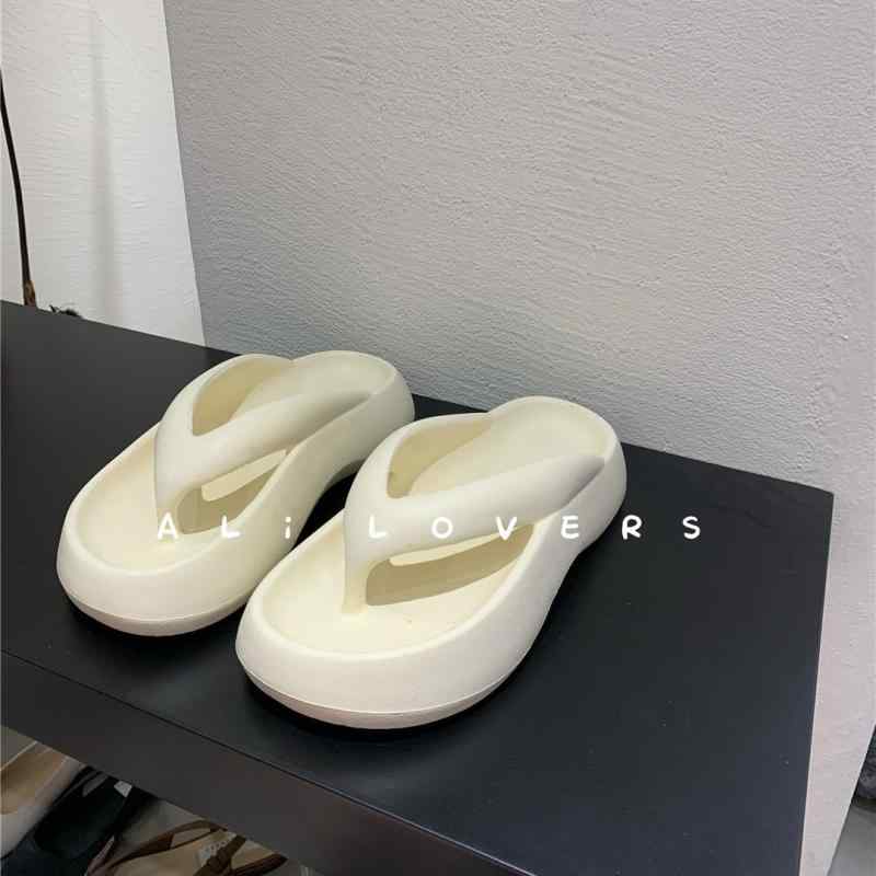 ビーチサンダル 女性用 学生風 超柔らか EVA素材 PVCソール 防滑 防臭 室内外 クッション 衝撃吸収 黒 米色 ピンク 夏用