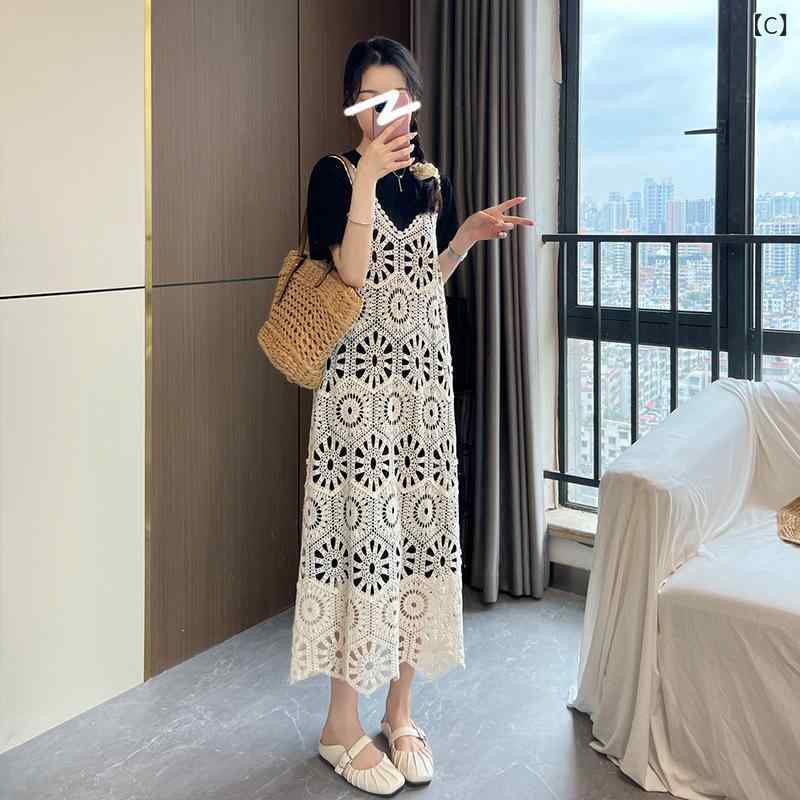 ワンピース マタニティ 妊婦 春夏 セットアップ 2点セット 半袖 レーススカート お...