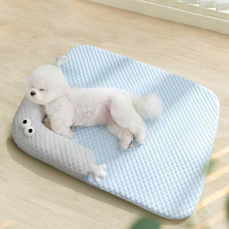 ペットベッド 犬猫用 接触冷感 3Dマット クッション 中小型犬用 テディ 通気性 ペット用品
