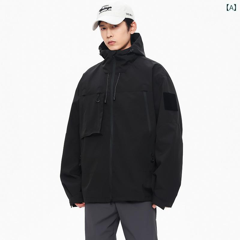 樂天商城 - レディース ジャケット 防風 防水 防汚 作業服 アウトドア 防寒 厚手 暖か 冬 黒 白 橙 紫