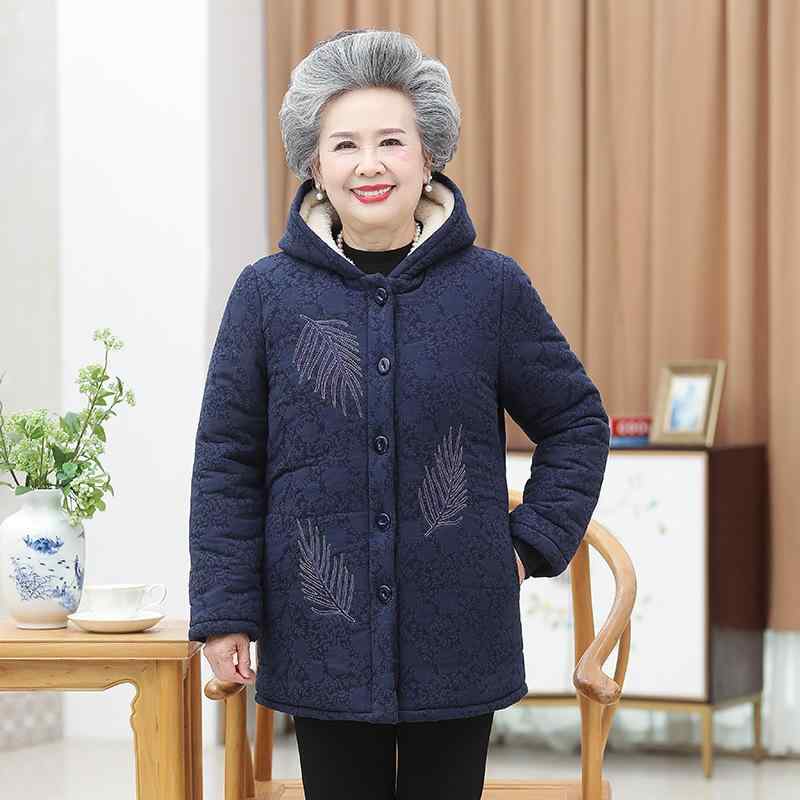 コート レディース シニア 50代以上 冬用 厚手 綿素材 ポリエステル 花柄 ポケット ボタン シンプル 気質 通勤 ゆったり 薄手 シングルブレスト スタンダード丈 ラペルカラー 赤 緑 ネイビー 春秋 韓国風 remake-buddy-10433341 リメイクバディー パッケージ画像