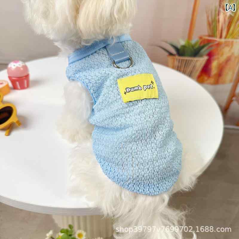 ペット服 タンク 女の子 男の子 猫 犬用 犬 服 春夏 透かし彫り 薄手 通気性 ビションフリーゼ ポメラニアン 抜け毛防止 ノースリーブ タンクトップ おしゃれ かわいい 部屋着 お出かけ オールシーズン・素材: ポリエステル・カテゴリ: タンク・スタイル: カジュアル・対象: ユニセックス・カラー展開: ブルー, グリーン・サイズ展開: XS(0.5-1.5kg), S(1.2.5-2.5kg), M(2.5-4kg), L(4-6kg), XL(6-7.5kg), 2XL(7.5-10kg)・種類: ペット服