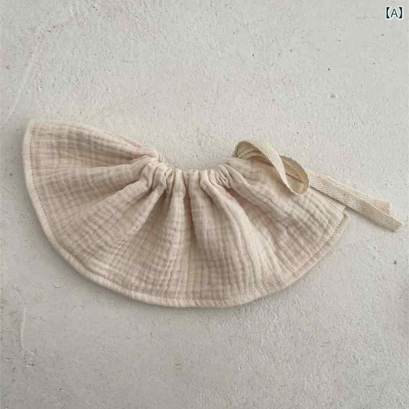 Bib - ベビー 口水巾 吸水 かわいい 綿 男の子 女の子 秋冬 1-3歳 ユニセックス ドロップ型 三角 韓国風 欧米風 インフルエンサー風 純綿素材 カードーン柄 ミルク杏 藕灰 モカ棕 安全 A類 乳児用 よだれかけ ビブ