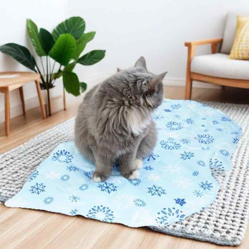 ペット用 冷却マット 犬 猫 涼感シート ひんやり敷きパッド 夏用 クールマット 接...