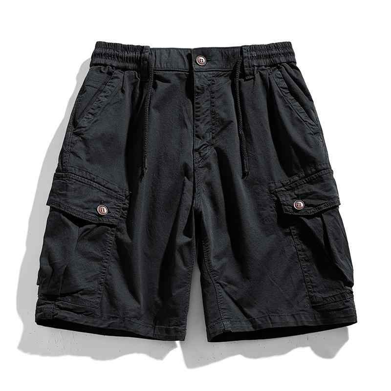 Rakuten - メンズ ショートパンツ 工装 ハーフ ミリタリー ゆったり 膝上 中腰 薄手 夏用 ストレッチ 耐摩耗 軍緑 カーキ 黒 グレー ゆったり 膝上 ミリタリー 普段使い アウトドア 軽量 伸縮性