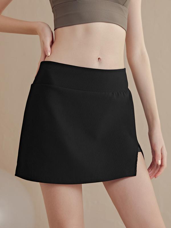 レディース ショートパンツ 高腰 ポケット 付き テニス スカート 夏 ヨガ フィットネス ホットパンツ ゴルフ タイト スカート 黒 白