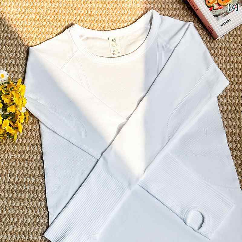 ・カテゴリ: Tシャツ・機能: 速干・対象性別: 女性・柄: 単色・主な素材: ナイロン80%・裏地素材: ナイロン80%・袖丈: 長袖・着用方法: プルオーバー・着丈: 腹丈・版型: 標準・カラー展開: 白色、梅ロピンク、ナポリタンイエロー、青グレー、松グレー、ソーダブルー、氷ブルー、夕暮れローズ、ソルトウォーターブルー、桜ピンク、茶グリーン、プロヴァンスパープル、蒸留コーヒー、ブラック、琉璃グリーン、ボーン白、ベルギーブルー、淡パープルグレー、花崗グリーン、ライトフラワグレ、ホットレッド・サイズ展開: S、M、L、XL・使用シーン: ランニング、フィットネス、スポーツファッション、サイクリング、ウィンタースポーツ