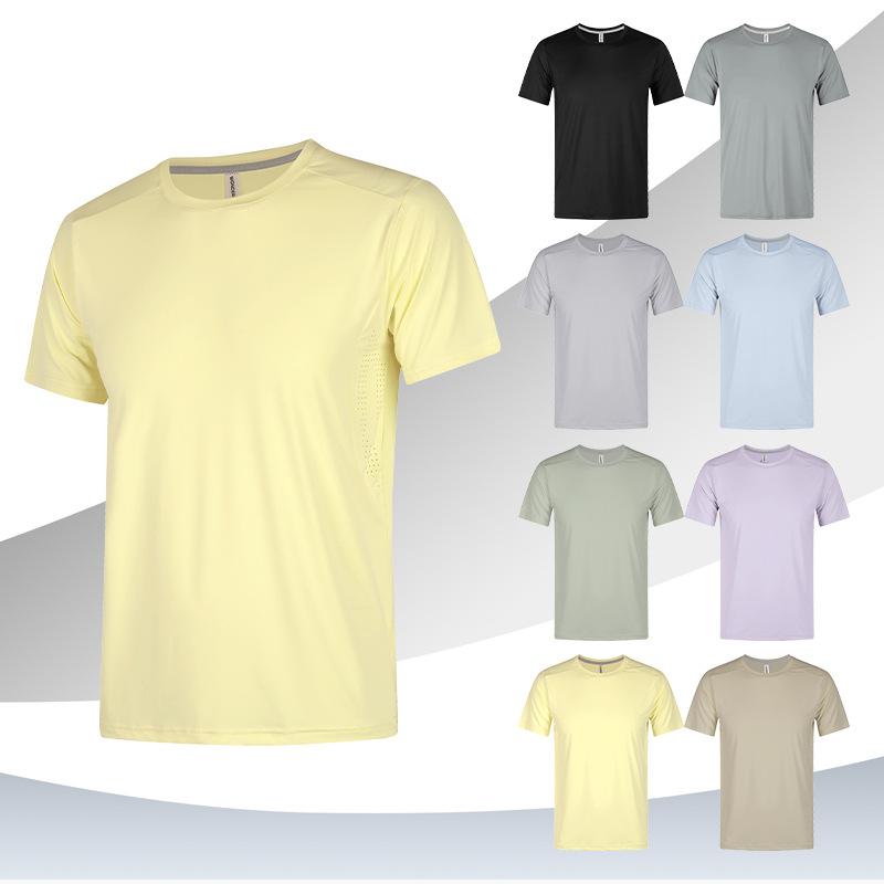 メンズ Tシャツ 短袖 速乾 吸湿排汗 接触冷感 防晒 運動 休闲 夏用 丸首 ポリエス...