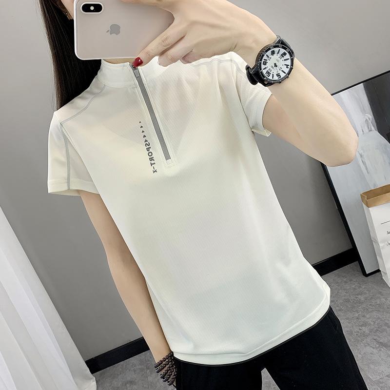 レディース Tシャツ 短袖 夏 修身 スリムフィット ランニング 運動 半袖 薄手 弾力 透気 速乾 登山 徒歩 キャンプ 浅灰 天藍 孔雀緑 本白 軽量 吸湿速乾 女性 スポーツウェア