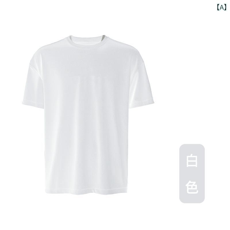 ・カテゴリ: Tシャツ・スタイル: 運動、休闲・主な素材: ナイロン・ネックライン: クルーネック・袖丈: 短袖・機能: 速乾、透気・カラー展開: ホワイト、ブラック・サイズ展開: M、L、XL、XXL、XXXL