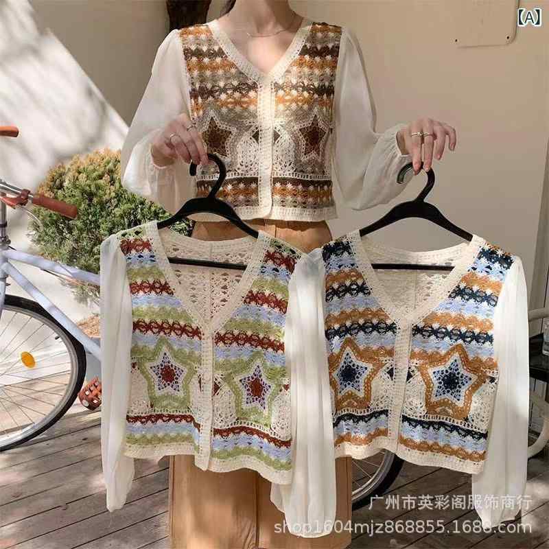 {"result": "ブラウス レディース シフォン Vネック レトロ ジャガード 透かし彫り 切り替え ショート丈 トップス ゆったり デザイン 秋冬 個性的 着回し力"}