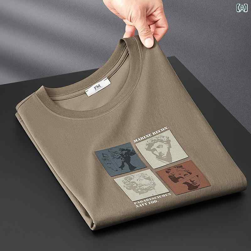 ・カテゴリ: Tシャツ・スタイル: カジュアル・主な素材: 綿77.5%、ポリエステル22.5%・柄: 卡通・フィット: 合体型・ネックライン: クルーネック・袖丈: 短袖・厚み: 普通・カラー展開: 咖色、白色、黒色・サイズ展開: M、L、XL、XXL、XXXL、4XL・袖型: 常规・プリントテーマ: 自然风景・プリント技法: 烫印・重量: 180g-250g・素材機能: 透気、吸湿排汗