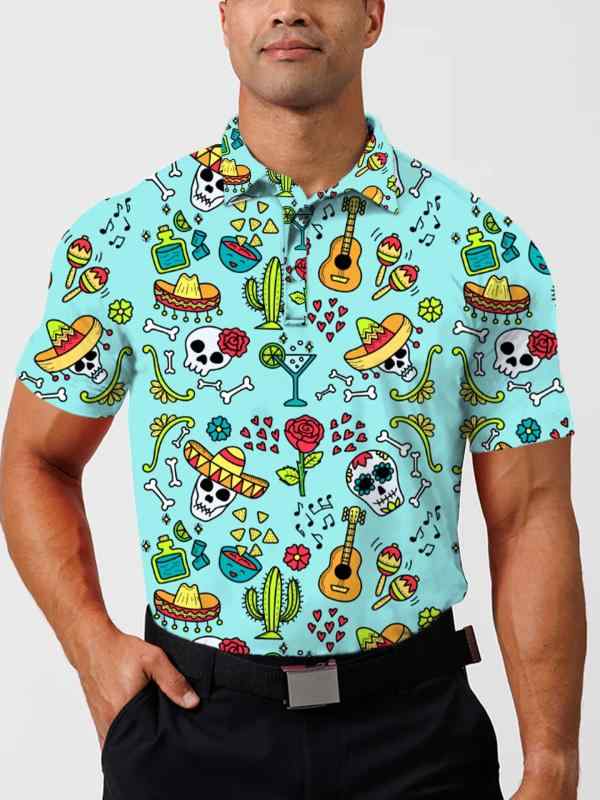 Shirts - ポロシャツ メンズ 短袖 ゴルフ シャツ 男性用 トップス 屋外 スポーツ 速乾 素材 ポリエステル 混紡 化繊 インディゴブルー グレー ネイビー ゆったり シルエット ボタン 襟付き 英倫 スタイル カジュアル 春夏 秋冬 オールシーズン 通勤 普段