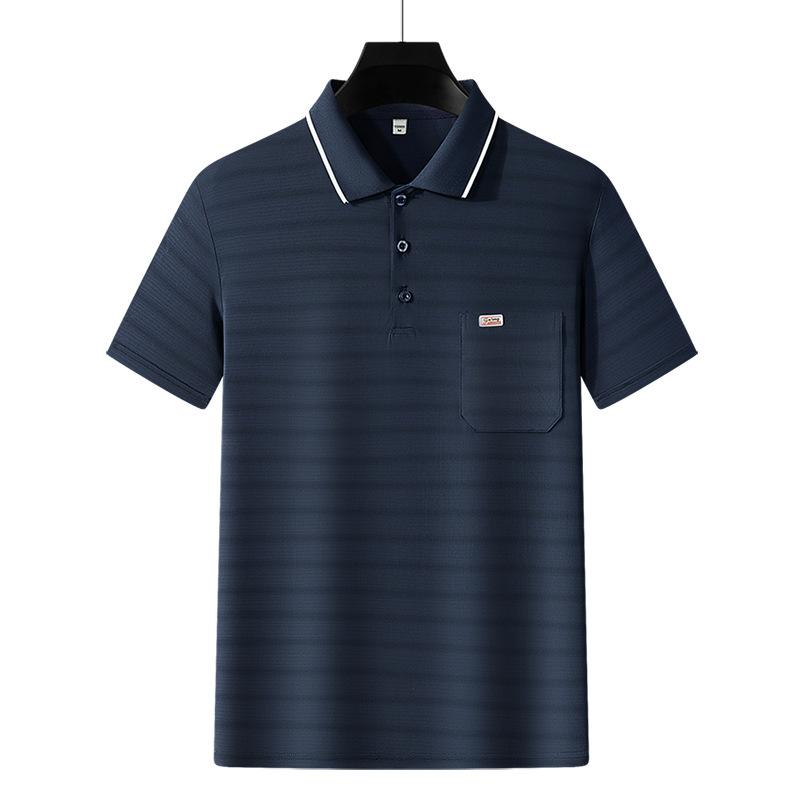 ・カテゴリ: Tシャツ・スタイル: 軽熟休闲・主な素材: 锦纶/尼龙 51%-70%・柄: 純色・版型: 宽松型・袖丈: 短袖・スタイル詳細: 套头、翻领、口袋装饰・袖型: 常规・厚み: 普通・重量: 180g-250g・機能: 速干、透気、防皺・カラー展開: 宝藍、灰色、杏色、墨緑、浅藍、深灰、霧灰、藏青・サイズ展開: M、L、XL、2XL、3XL