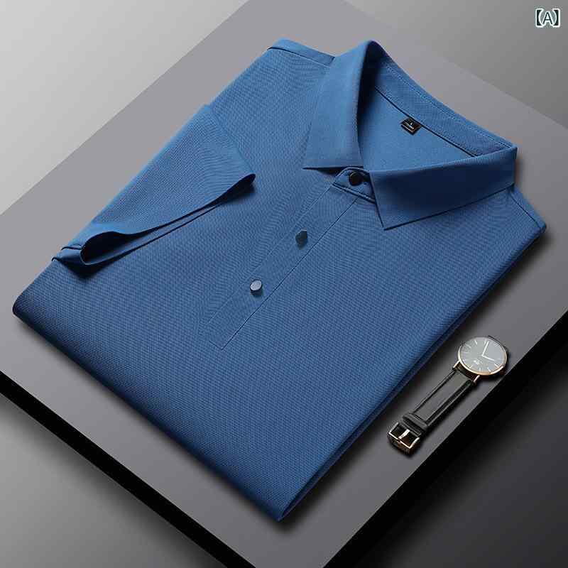 ・カテゴリ: POLOシャツ・スタイル: ビジネスカジュアル・主な素材: ナイロン85%・柄: 無地・シルエット: ルーズフィット・袖丈: 短袖・厚み: 普通・カラー展開: ライトブルー、ブラック、ホワイト、ピンク、ライトグリーン、ターコイズ、ミッドグレー、ダークグレー、グレー、アイアン・サイズ展開: M、L、XL、2XL、3XL、4XL、5XL・重量: 400g以上・素材機能: 通気性、吸湿速乾・適用シーン: カジュアル・デザイン詳細: アシンメトリー