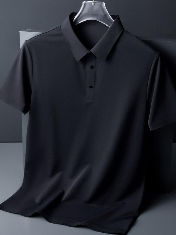 ・カテゴリ: POLOシャツ・スタイル: 軽ビジネス・袖丈: 短袖・版型: 合体型・柄: 単色・特殊加工: 無痕・厚み: 薄手・主な素材: ナイロン85%・使用シーン: 休闲・カラー展開: ブラック、ライトブルー、ピーコックブルー、ピンク、ミッドグレー、シーグリーン、ダークグレー、ホワイト、グレー、キャラメル、アーミーグリーン、ネイビー、カーキ、ライトグリーン、ムーンライトブルー・サイズ展開: M、L、XL、2XL、3XL、4XL、5XL・ディテール: アシンメトリー・素材機能: 透気性、ノーアイロン、吸湿速乾、高色牢度