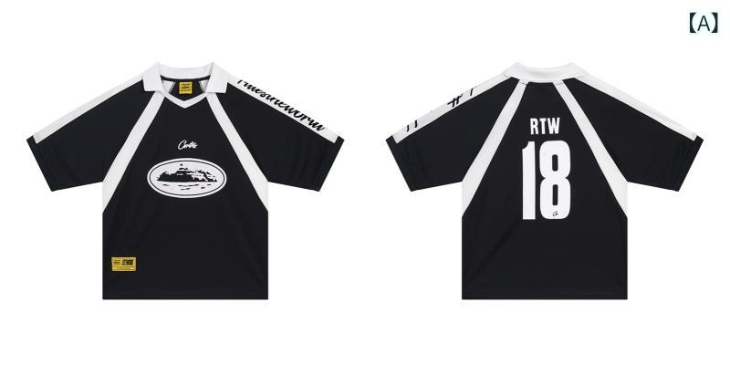 Shirts - {"result": "メンズ Tシャツ 短袖 ポロ シャツ 黒 春夏 秋冬 透気 吸湿速乾 純棉 ゆったり 立襟 印花 文字柄 免烫 加工 カジュアル スポーツ フットボール 野球 トップス トップス トップス トップス トップス トップス トップス