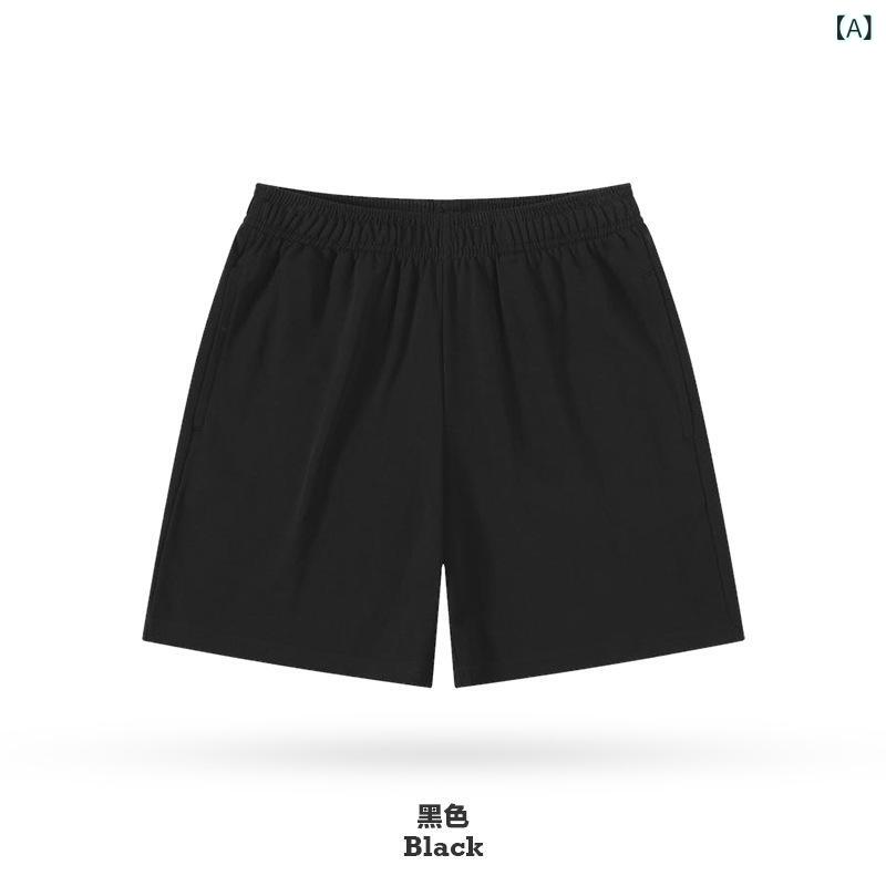 ショートパンツ メンズ レディース 男女兼用 コットン 綿素材 直筒型 ワイドレッグ...
