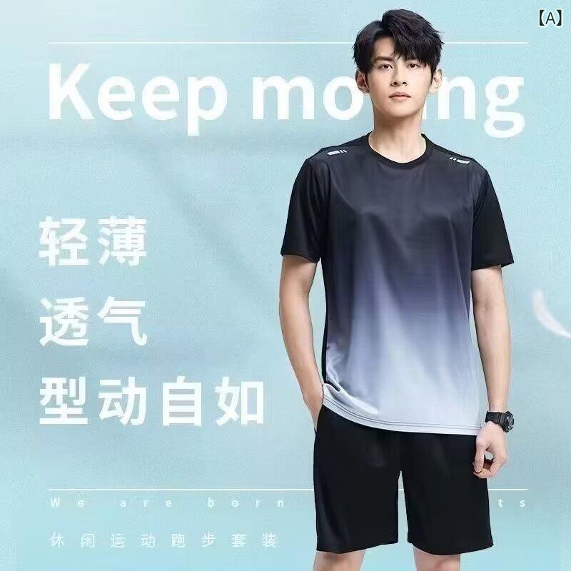 ・スタイル: 港風・厚さ: 普通・パンツ丈: 5分丈/中丈・上衣スタイル: Tシャツ・袖丈: 5分袖/中袖・フード: なし・素材名: コットン混紡・主素材: ポリエステル100%・使用シーン: カジュアル・カラー展開: グレー、グリーン、ブルー、レッド・サイズ展開: M,L,XL,2XL,3XL,4XL,5XL