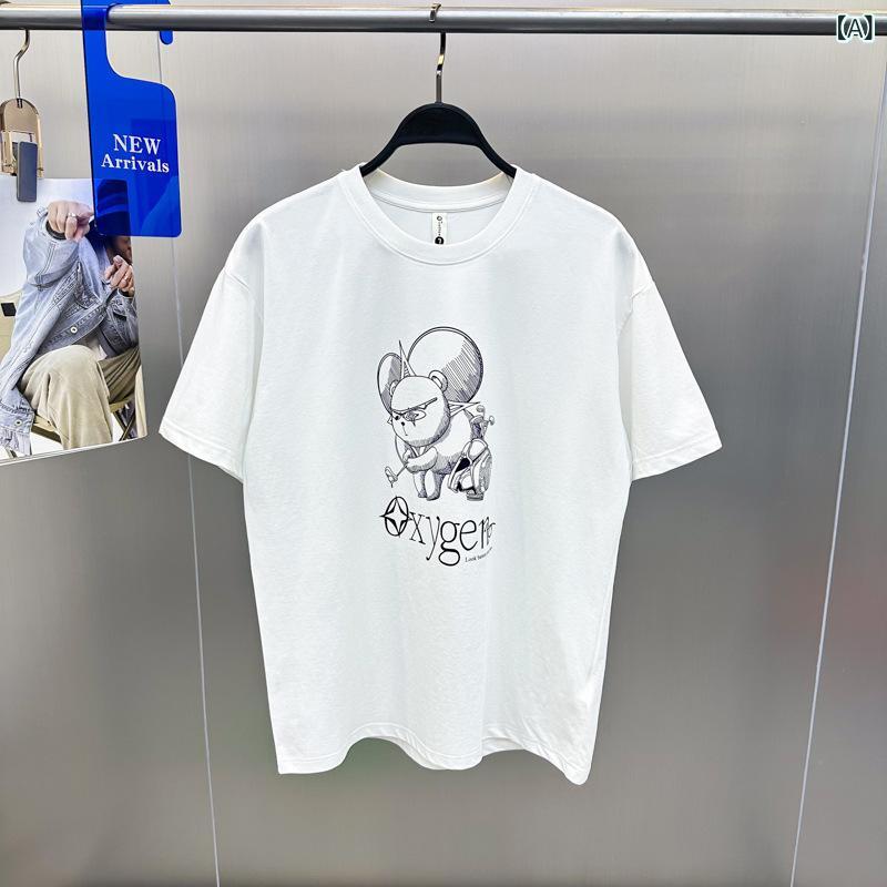 ・カテゴリ: Tシャツ・スタイル: ワイド・柄: 卡通・ネックライン: ラウンドネック・袖丈: 短袖・主な素材: 棉70%・カラー展開: 白SLN-高尔夫熊T恤,黒SLN-高尔夫熊T恤・サイズ展開: S,M,L,XL,XXL・厚み: 普通・重量: 210g・機能: 透気,吸湿排汗,色牢度高
