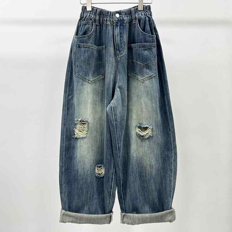 ・カテゴリ: 牛仔裤・スタイル: 休闲风・主な素材: 棉30-50%・主な素材2: 涤纶30-50%・デザイン: 直筒裤・パンツ丈: 長丈・ウエスト: 中腰・厚み: 普通・流行要素: ポケット・カラー展開: ブルー・サイズ展開: L,XL,2XL,3XL,4XL,5XL・伸縮性: 微弾