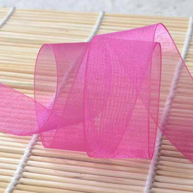 乐天商城 - リボン テープ 半透明 ポリエステル 16mm 幅 49色展開 白 ピンク ブルー 装飾用 ギフト包装 服飾アクセサリー DIY クラフト 花束 婚礼 玩具 収納 窓飾り