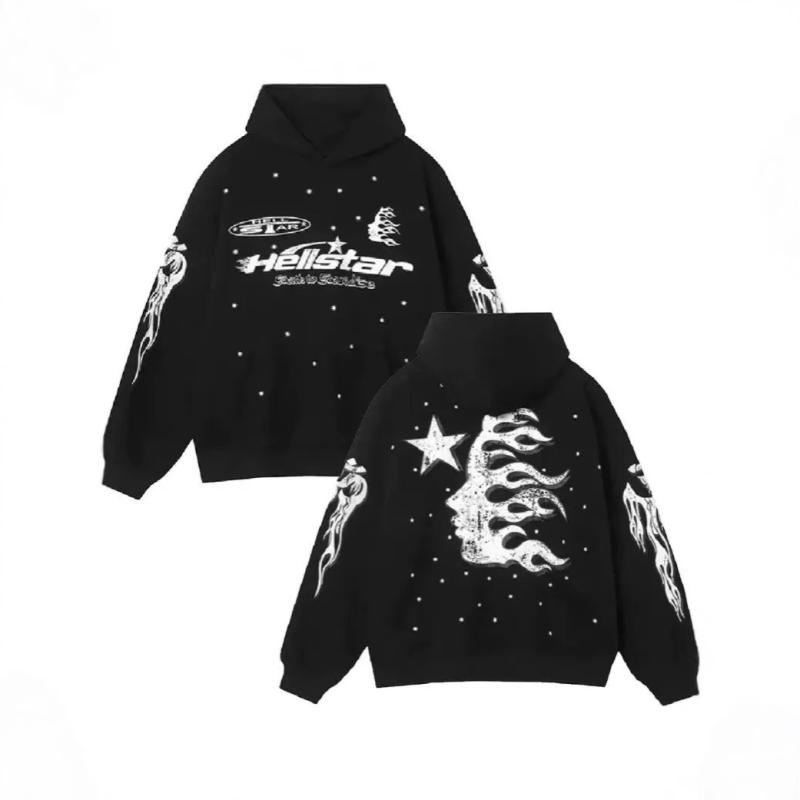 メンズ スウェット 連帽パーカー Y2K スタイル ストリート ファッション ビッグサイズ 服 軽熟 ゆったり ロングスリーブ 春季 ポリエステル 混紡 素材 プリント柄 立体ポケット 青少年向け オリジナルデザイン 海外輸入